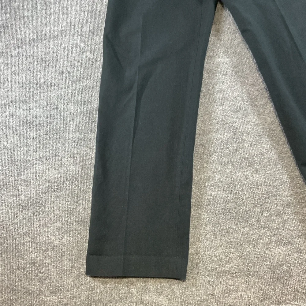 Banana Republic Mens Dress Pants 31x32 Dark Green Flat Front Straight Leg Busine